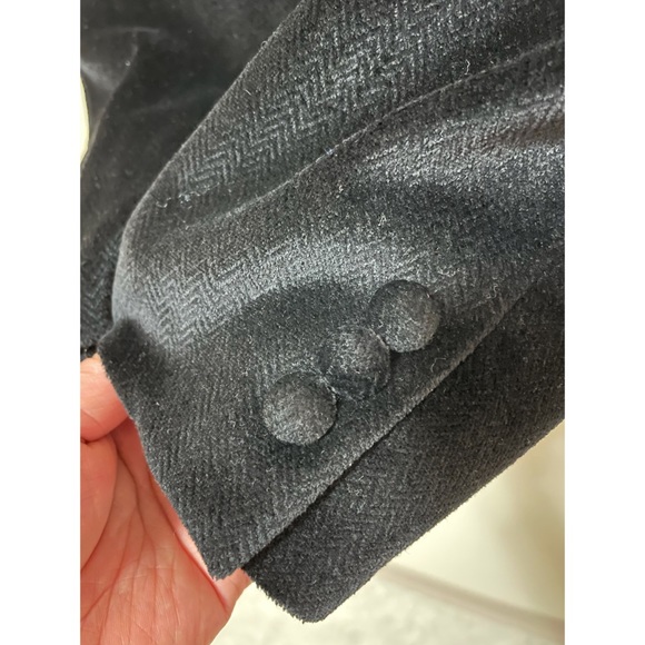 Valentino Black Velvet Blazer - Picture 6 of 9